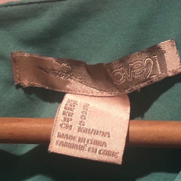 LIGHT BLUE WHITE POLKADOTS DRESS - Picture 3 of 5